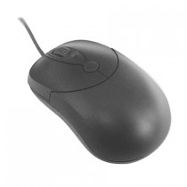 Mouse USB Wisecase M811 3 Botões Preto Fosco