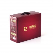Fonte de alimentação 650w Reais C3 TECH DSA-650BE 20+4 Pinos para PC, Desktop