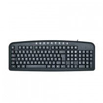 Teclado Multimidia USB COLETEK KB2200-2 Preto