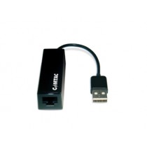 Conversor USB 2.0 x RJ45 (Rede 10/100) Comtac