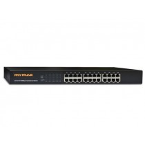 Switch Mymax Fast Ethernet 24 Portas 10/100mbps Preto Bivolt - MSWI/S1024D