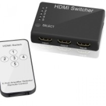 CHAVEADOR SWITCH HDMI 5X1 V.1.4 C/ CONTROLE 
