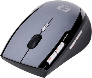 Kit Teclado + Mouse Sem Fio C3 Tech K-W850 GY Wireless 2.4Ghz Preto e Prata
