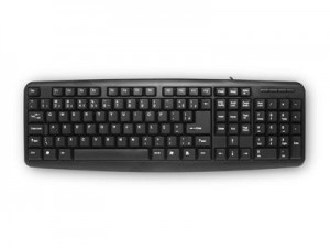 Teclado PCTOP PS/2 TCPR01, Padrão ABNT2, Cor Preto