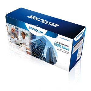 Toner Multilaser CT12A Compatível HP(Q2612Abu) Preto 