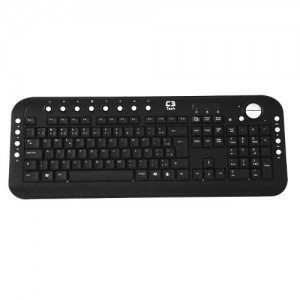 Teclado Multimidia PS2 C3TECH KB2202-1 ABNT-2 PRETO